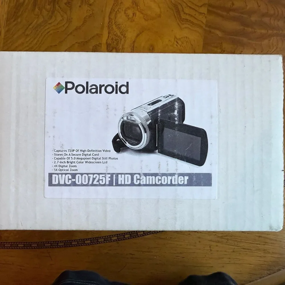Polaroid DVC-00725F HD Camcorder - Black